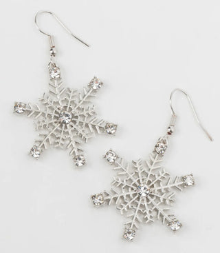 Howard’s Holiday Snowflake Earrings Silver