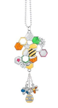 Bee Color Art Car Charm
