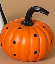 Resin Halloween Pumpkin Figurine