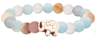Fahlo Expedition Elephant Bracelet Sky Stone