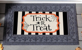 Striped Trick or Treat Switch Mat