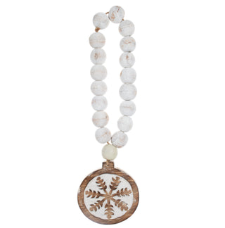 Beaded Snowflake Ornament Style 2