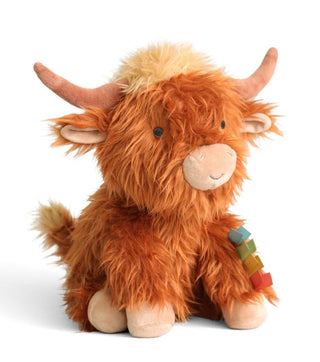 Itzy Ritzy Sweetie Snuggles Plush Highland Cow