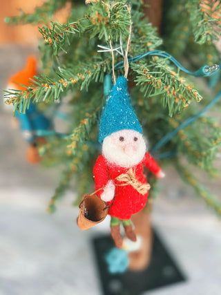 Felt Gnome Ornament