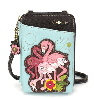 Chala Wallet Crossbody Flamingo Group Blue 850