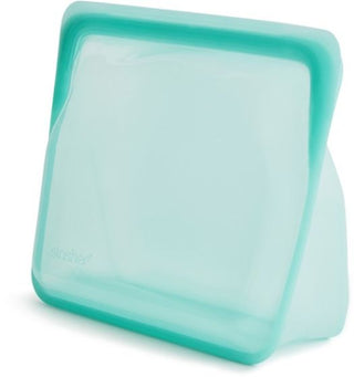 Stasher Stand Up Mid Bag Aqua