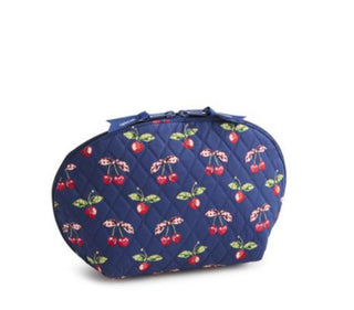 Vera Bradley Large Dome Cosmetic Cherry Picking