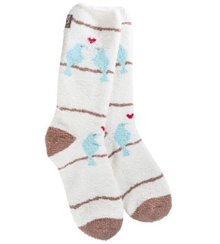 World's Softest Socks Crew Love Birds