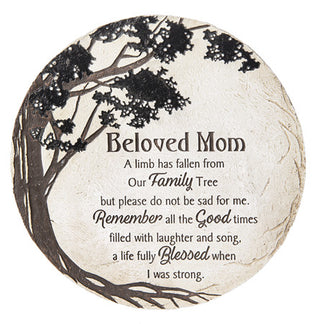 Beloved Mom Memorial Garden Stone