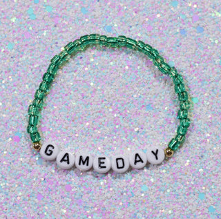 Hotline Gameday Beaded Bracelet Green