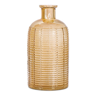Gold Glass Vase, 10”