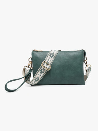 Jen & Co Izzy Crossbody Deep Teal M2056