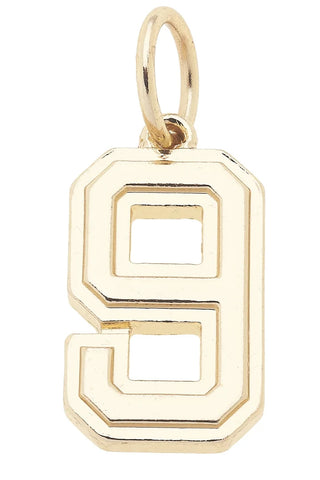 Canvas Style Charmed Number Charm