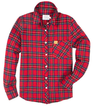 Simply Southern Flannel Button Down Shirt Stewart Small