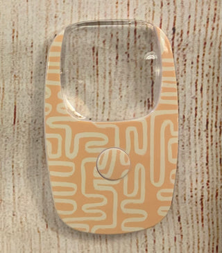 Optimum Optical OptiCard LED Pocket Magnifier Peach w/Lines