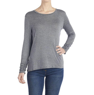 Coco + Carmen Scrunch Sleeve Crew Neck Tee  2039067