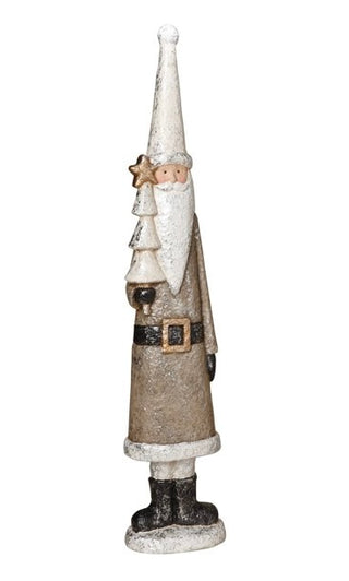 Metallic Champagne Slim Santa