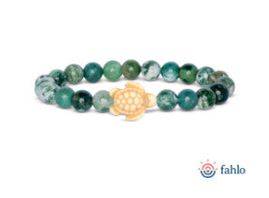 Fahlo Journey Sea Turtle Bracelet Seagrass Green