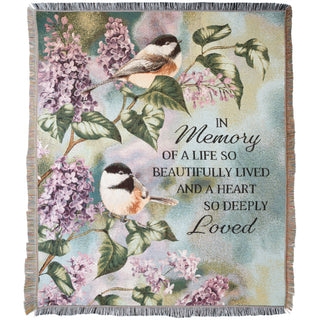 In Memory Woven Tapestry Throw