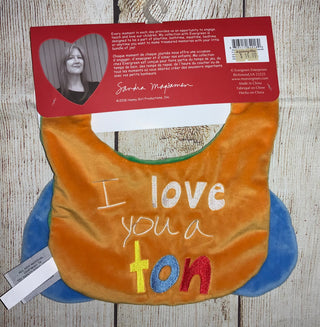 Love You a Ton Elephant Bib