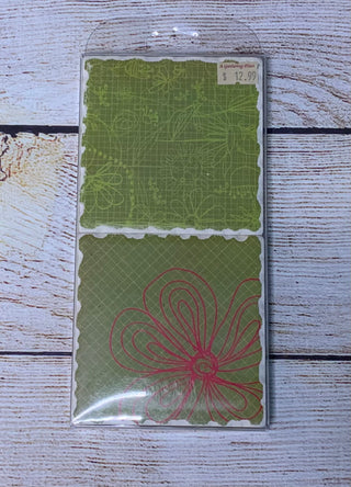 Floral Tile Coaster Set