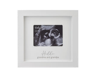 Hello Grandma & Grandpa Sonogram Frame