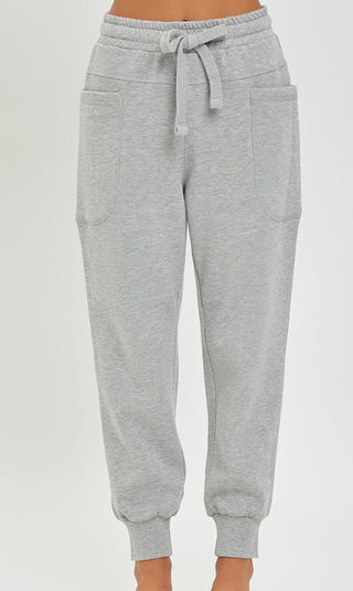 Risen HR Side Pocket Relaxed Jogger Pants Heather Grey