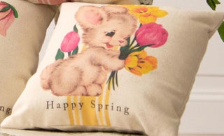 Vintage Bunny Pillow