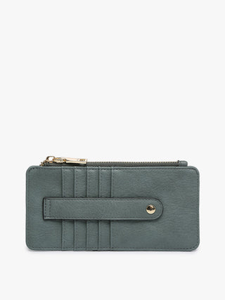 Jen & Co Saige Slim Wallet Dark Teal WL1889