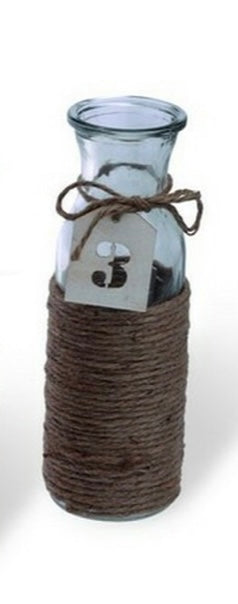 Jute Wrapped Vase