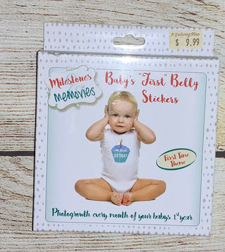 Milestone Memories Baby’s “First” Belly Stickers
