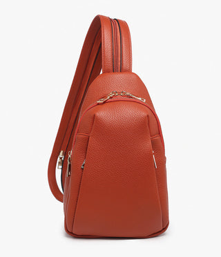 Jen & Co Ari Sling Bag/Backpack Brick M2591