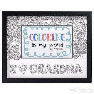 Coloring  in My World Frame