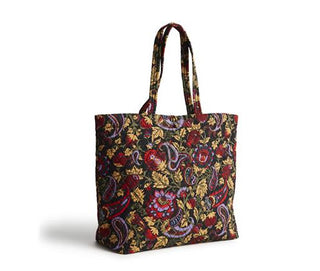 Vera Bradley Original Tote Midnight Gaden Paisley