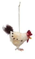 Felt Chicken Ornament