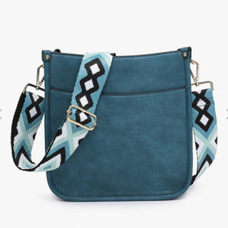 Jen & Co Posie Crossbody Peacock M2168