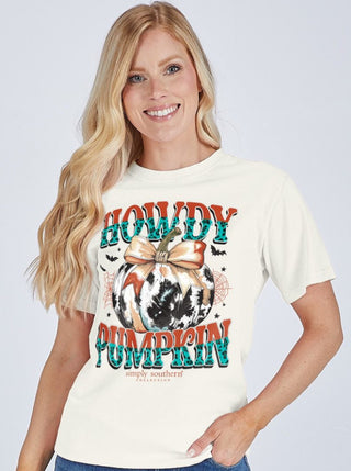 Simply Southern Short Sleeve Tee Howdy Linen