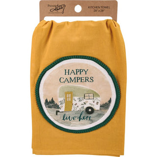 Happy Campers Kitchen Towel