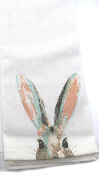 Cotton Bunny Tea Towel
