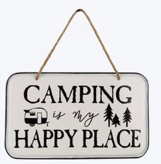 Metal Camper Wall Sign
