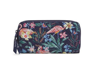 Vera Bradley RFID Jordin Continental Wallet Flamingo Garden