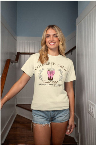 Simply Southern Cold Brew Wisp T-Shirt Medium