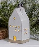 Ceramic Lighted House