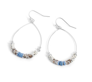 Whispers Gold Heishi Hoop Earrings WN004224