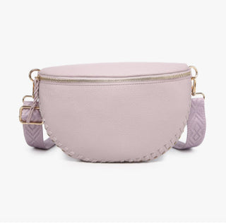 Jen & Co Janae Whipstitch Crossbody Pale Wisteria M2684