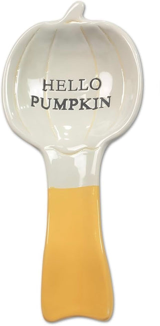 Pumpkin Spoon Rest Hello Pumpkin