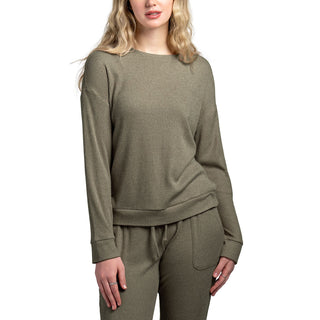 Hello Mello Cuddleblend Sweater Olive