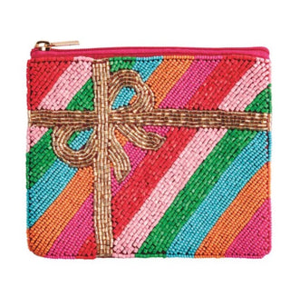 Mudpie Holiday Beaded Case Bow