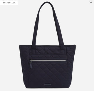 Vera Bradley Performance Twill Small Vera Tote Classic Navy