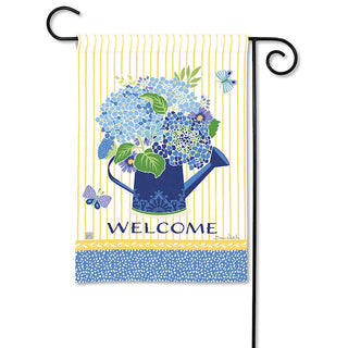 Hydrangea Blue Garden Flag